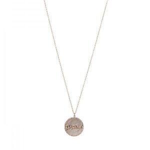 Jemma Sands Essex Dream Necklace Champagne Diamond Disc Pendant - $1075‎